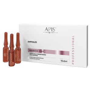 APIS Rosacea Stop - Intensywnie Wzamcniające i Łagodzące Ampułki 10x3 ml