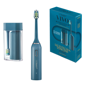 Vitammy szczoteczka soniczna VIVO Navy - 3 tryby, etui