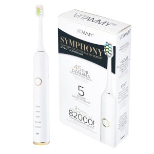 Vitammy szczoteczka soniczna Symphony White - 5 trybów