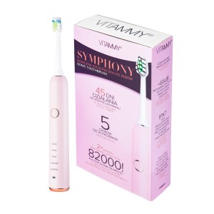 Vitammy szczoteczka soniczna Symphony Pink - 5 trybów