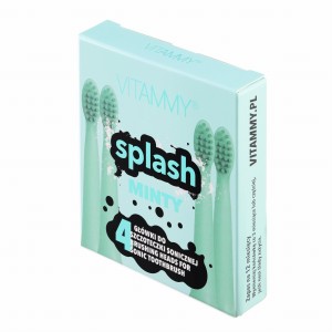 Vitammy końcówki do szczoteczki SPLASH MINTY 4szt.