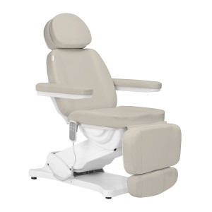 Fotel kosmetyczny elektryczny Sillon Classic 3 silniki beżowy