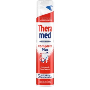 Theramed pasta do zębów Complete Plus 100 ml - Naturalna biel w higienicznym dozowniku