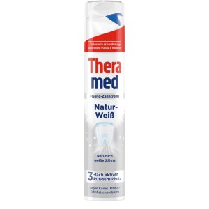 Theramed pasta do zębów NaturWeiss 100 ml - Naturalna biel w higienicznym dozowniku