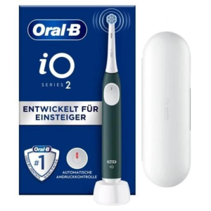 ORAL-B BRAUN SZCZOTECZKA ELEKTRYCZNA iO 2 GREEN + ETUI iOS2.1C9.1K (3 programy, 1 końcówka, ETUI)