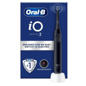 ORAL-B BRAUN SZCZOTECZKA ELEKTRYCZNA iO 2 BLACK iOS2.1D9.0 (3 programy, 1 końcówka)