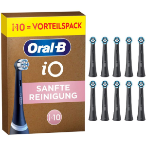 ORAL-B BRAUN KOŃCÓWKI RBSBF-10 iO GENTLE CARE BLACK 10szt.