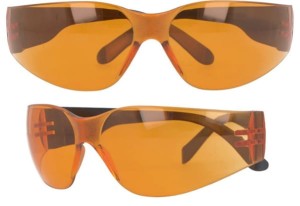 Okulary UV400 100% pomarańczowe