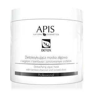APIS - DETOX MASKA ALGOWA DETOKSYKUJĄCA Z WĘGLEM Z BAMBUSA I JONIZOWANYM SREBREM 200G