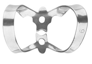 Klamra ze skrzydełkami do koferdamu 9